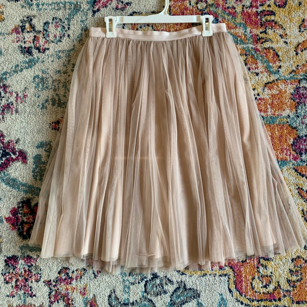 Womens Needle & Thread Blush Tulle Skirt